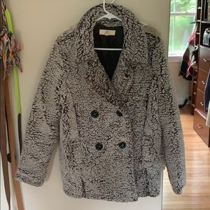 Thread and supply soft teddy jacket